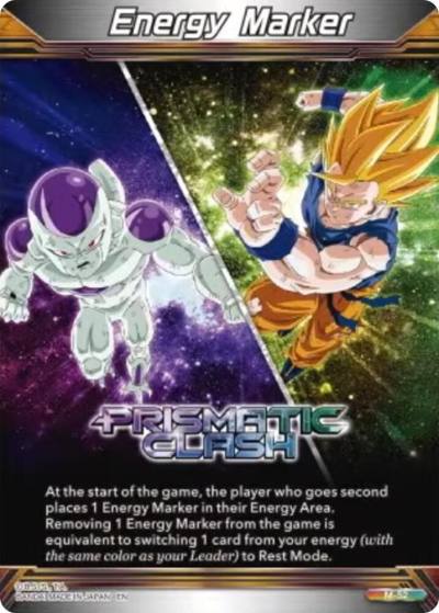 Energy Marker Prismatic Clash M-52 Three Glorious Fighters Dragonball Super card