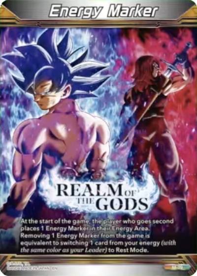 Energy Marker Realm Of The Gods M-29 Fearsome Rivals Dragonball Super card