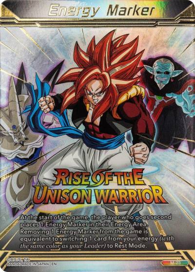 Energy Marker Rise of the Unison Warrior M-23 Prismatic Clash Dragonball Super card