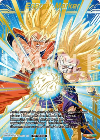 Energy Marker  Tournament Promotion Cards Dragonball Super card