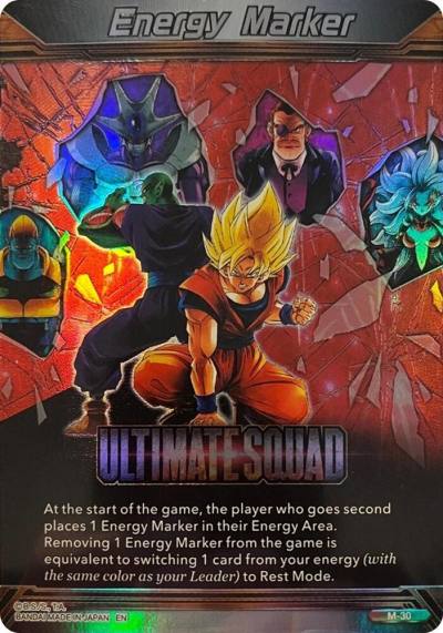 Energy Marker Ultimate Squad M-30 Fearsome Rivals Dragonball Super card