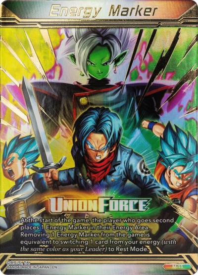 Energy Marker Union Force M-15 Prismatic Clash Dragonball Super card