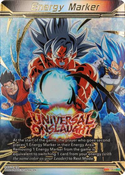 Energy Marker Universal Onslaught M-22 Prismatic Clash Dragonball Super card