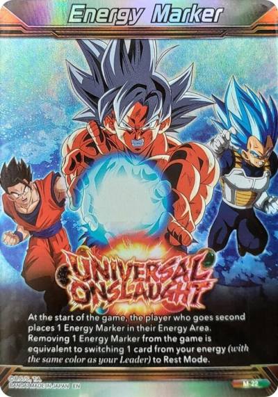 Energy Marker Universal Onslaught Silver M-22 Prismatic Clash Dragonball Super card