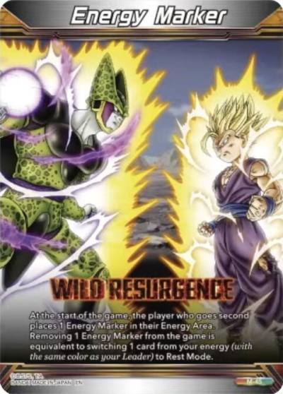 Energy Marker Wild Resurgence M-45 Three Glorious Fighters Dragonball Super card