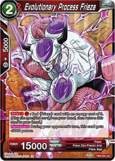 Evolutionary Process Frieza TB3-004 Clash of Fates Dragonball Super card