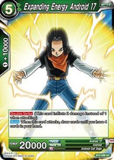 Expanding Energy Android 17 BT2-088 Union Force Dragonball Super card