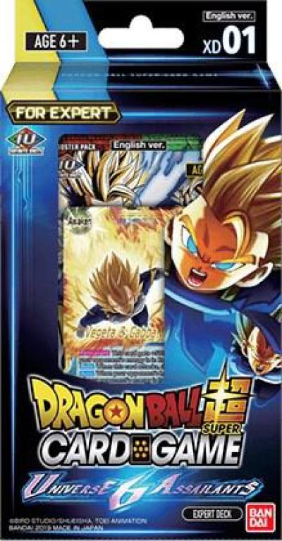 Expert Deck 1 Universe 6 Assailants  Assault of the Saiyans Dragonball Super card