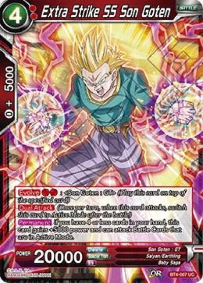 Extra Strike SS Son Goten BT4-007 Colossal Warfare Dragonball Super card