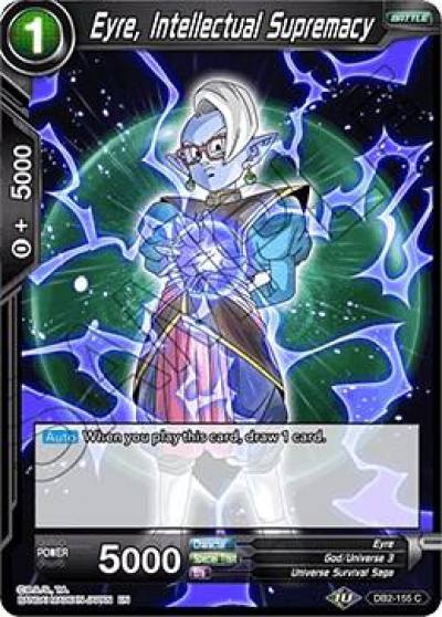 Eyre Intellectual Supremacy DB2-155 Draft Box 05 - Divine Multiverse Dragonball Super card