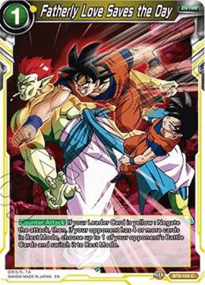 Fatherly Love Saves the Day Foil BT6-104 Destroyer Kings Dragonball Super card