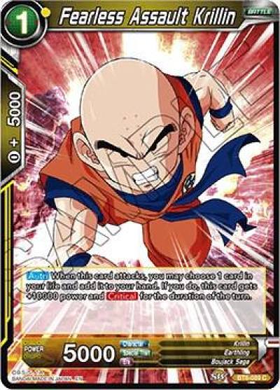 Fearless Assault Krillin Foil BT6-089 Destroyer Kings Dragonball Super card