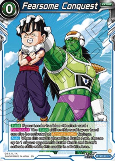 Fearsome Conquest BT29-041 Fearsome Rivals Dragonball Super card