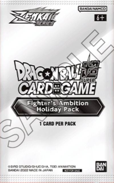 Fighters Ambition Holiday Pack  Tournament Promotion Cards Dragonball Super card