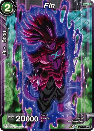 Fin BT17-127 Ultimate Squad Dragonball Super card