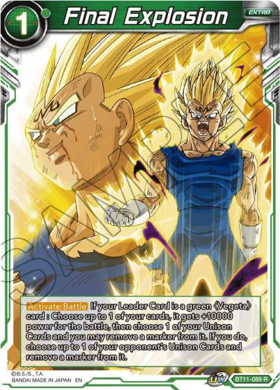 Final Explosion BT11-089 Vermilion Bloodline Dragonball Super card