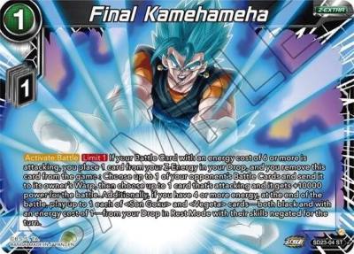 Final Kamehameha SD23-04 Critical Blow Dragonball Super card
