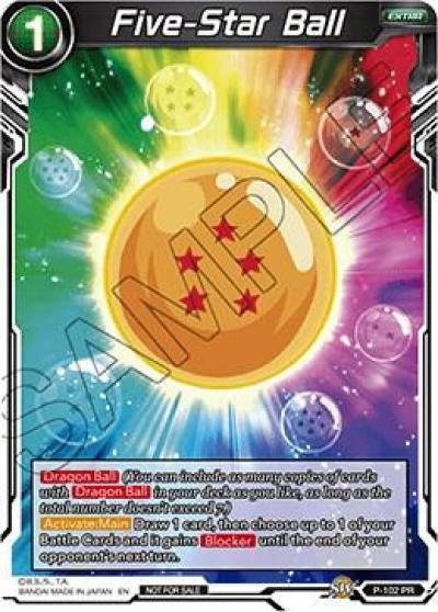 Five Star Ball P-102 Promotion Cards Dragonball Super card