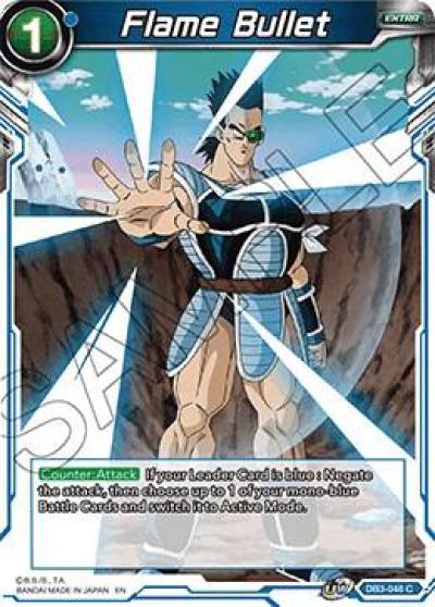 Flame Bullet DB3-048 Draft Box 06 - Giant Force Dragonball Super card