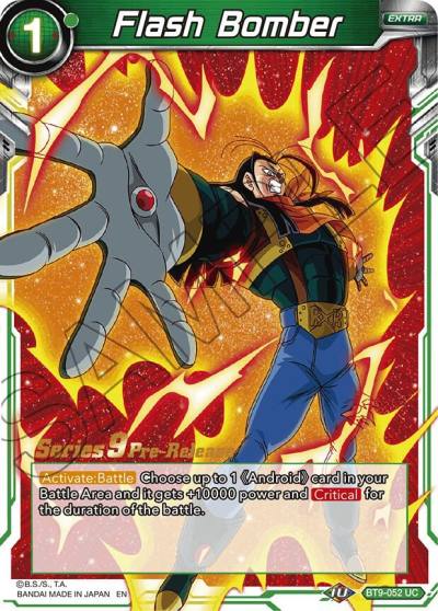 Flash Bomber BT9-052 Universal Onslaught Pre-Release Cards Dragonball Super card
