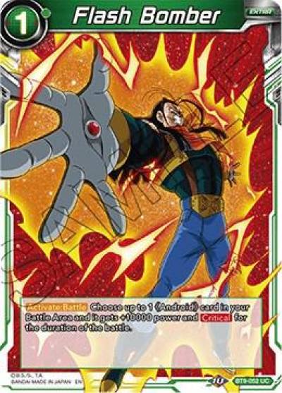 Flash Bomber Foil BT9-052 Universal Onslaught Dragonball Super card