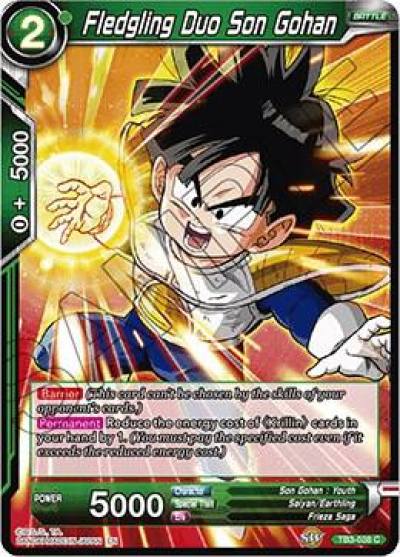 Fledgling Duo Son Gohan TB3-038 Clash of Fates Dragonball Super card