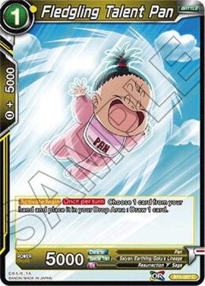 Fledgling Talent Pan Foil BT4-087 Colossal Warfare Dragonball Super card