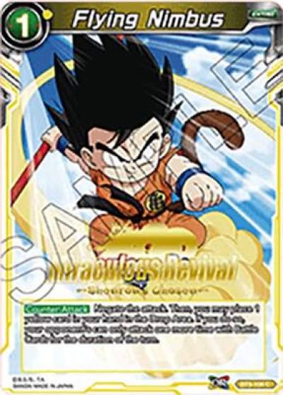 Flying Nimbus Shenrons Chosen Stamped BT3-104 Tournament Promotion Cards Dragonball Super card