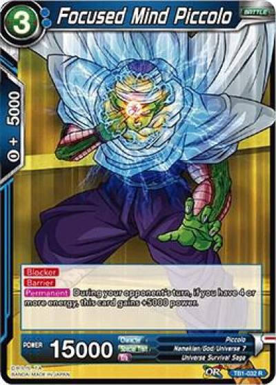 Focused Mind Piccolo TB1-032 Tournament of Power Dragonball Super card