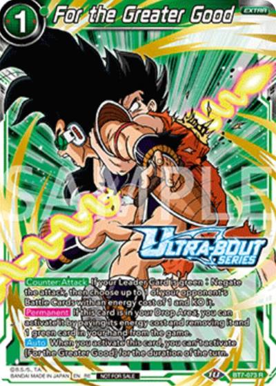 For the Greater Good Event Pack 17 BT7-073 Promotion Cards Dragonball Super card