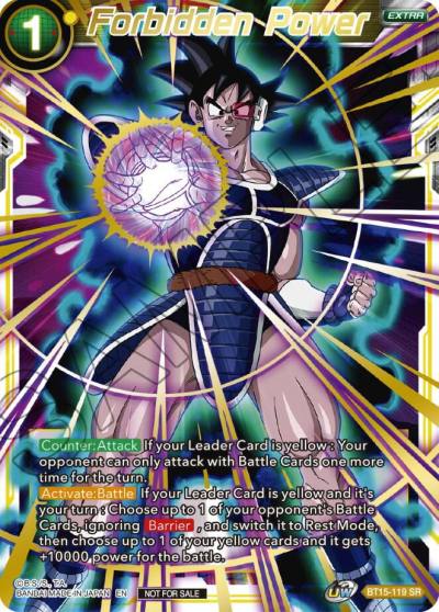 Forbidden Power Top 32 BT15-119 Tournament Promotion Cards Dragonball Super card