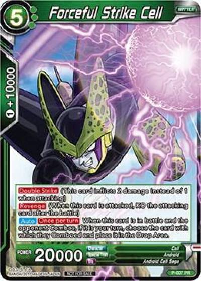 Forceful Strike Cell Foil Version P-007 Promotion Cards Dragonball Super card