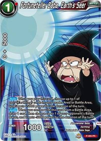 Fortuneteller Baba Earths Seer P-085 Promotion Cards Dragonball Super card