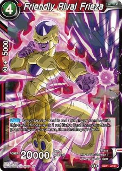 Friendly Rival Frieza Foil SD11-02 Universal Onslaught Dragonball Super card