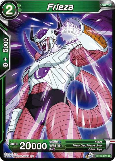Frieza BT10-074 Rise of the Unison Warrior Dragonball Super card