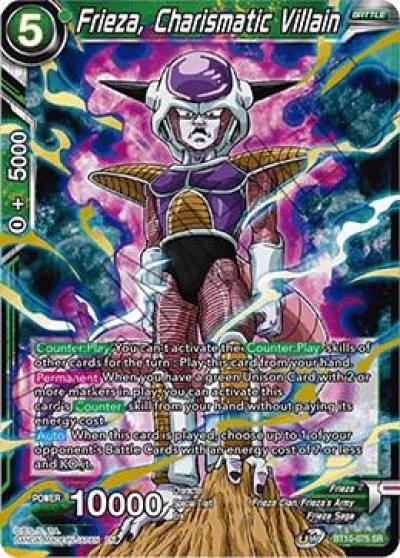 Frieza Charismatic Villain BT10-075 Rise of the Unison Warrior Dragonball Super card