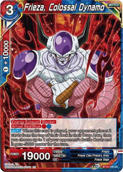 Frieza Colossal Dynamo Foil BT10-149 Rise of the Unison Warrior Dragonball Super card