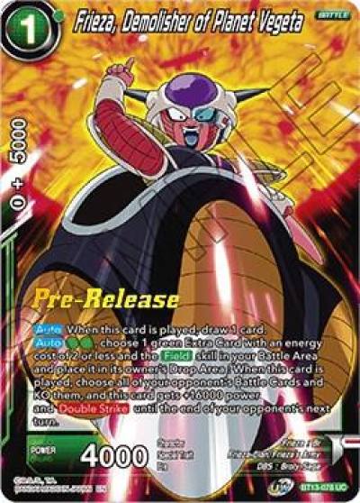 Frieza Demolisher of Planet Vegeta BT13-078 Supreme Rivalry Pre-Release Cards Dragonball Super card