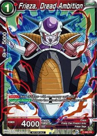 Frieza Dread Ambition Tournament Pack Vol 8 P-380 Tournament Promotion Cards Dragonball Super card