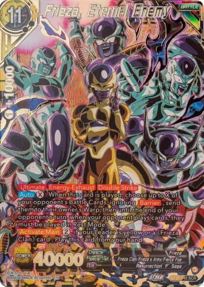 Frieza Eternal Enemy BT27-140 History of Z Dragonball Super card