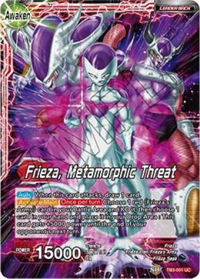 Frieza Frieza Metamorphic Threat TB3-001 Clash of Fates Dragonball Super card