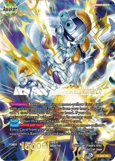 Frieza Mecha Frieza Resurrected Monarch Full Art P-265 Promotion Cards Dragonball Super card