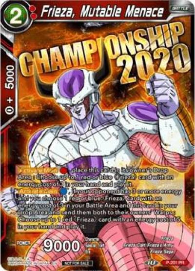 Frieza Mutable Menace P-201 Promotion Cards Dragonball Super card