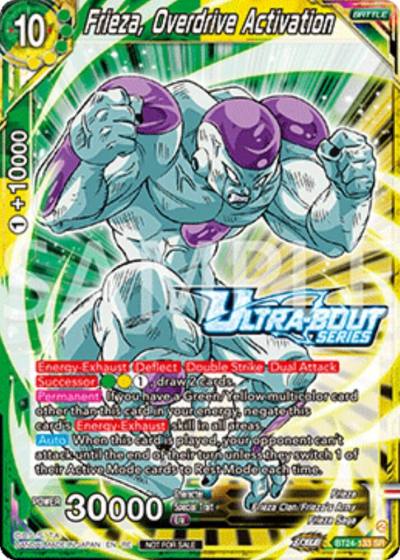 Frieza Overdrive Activation Event Pack 17 BT24-133 Promotion Cards Dragonball Super card