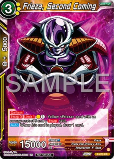 Frieza Second Coming Zenkai Series Tournament Pack Vol11 P-675 Tournament Promotion Cards Dragonball Super card