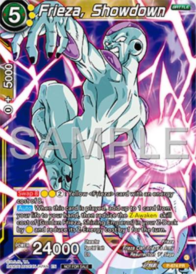 Frieza Showdown Zenkai Series Tournament Pack Vol11 P-674 Tournament Promotion Cards Dragonball Super card