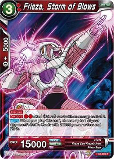 Frieza Storm of Blows TB3-003 Clash of Fates Dragonball Super card