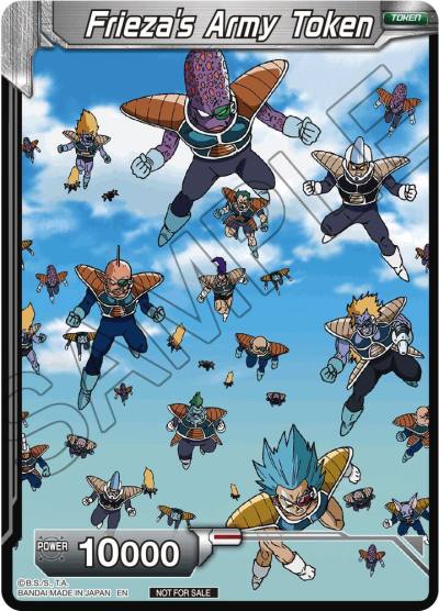 Friezas Army Token Premier TO Online Event Series 2020  Tournament Promotion Cards Dragonball Super card