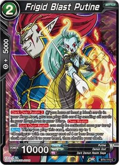 Frigid Blast Putine BT4-115 Colossal Warfare Dragonball Super card