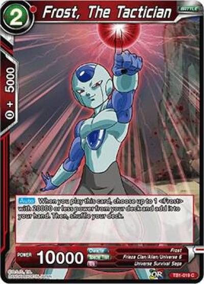 Frost The Tactician TB1-019 Tournament of Power Dragonball Super card